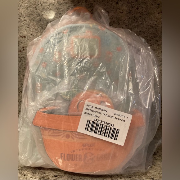 Disney Parks Orange Bird Loungefly Mini Backpack Flower & Garden Epcot NWT - Picture 6 of 7
